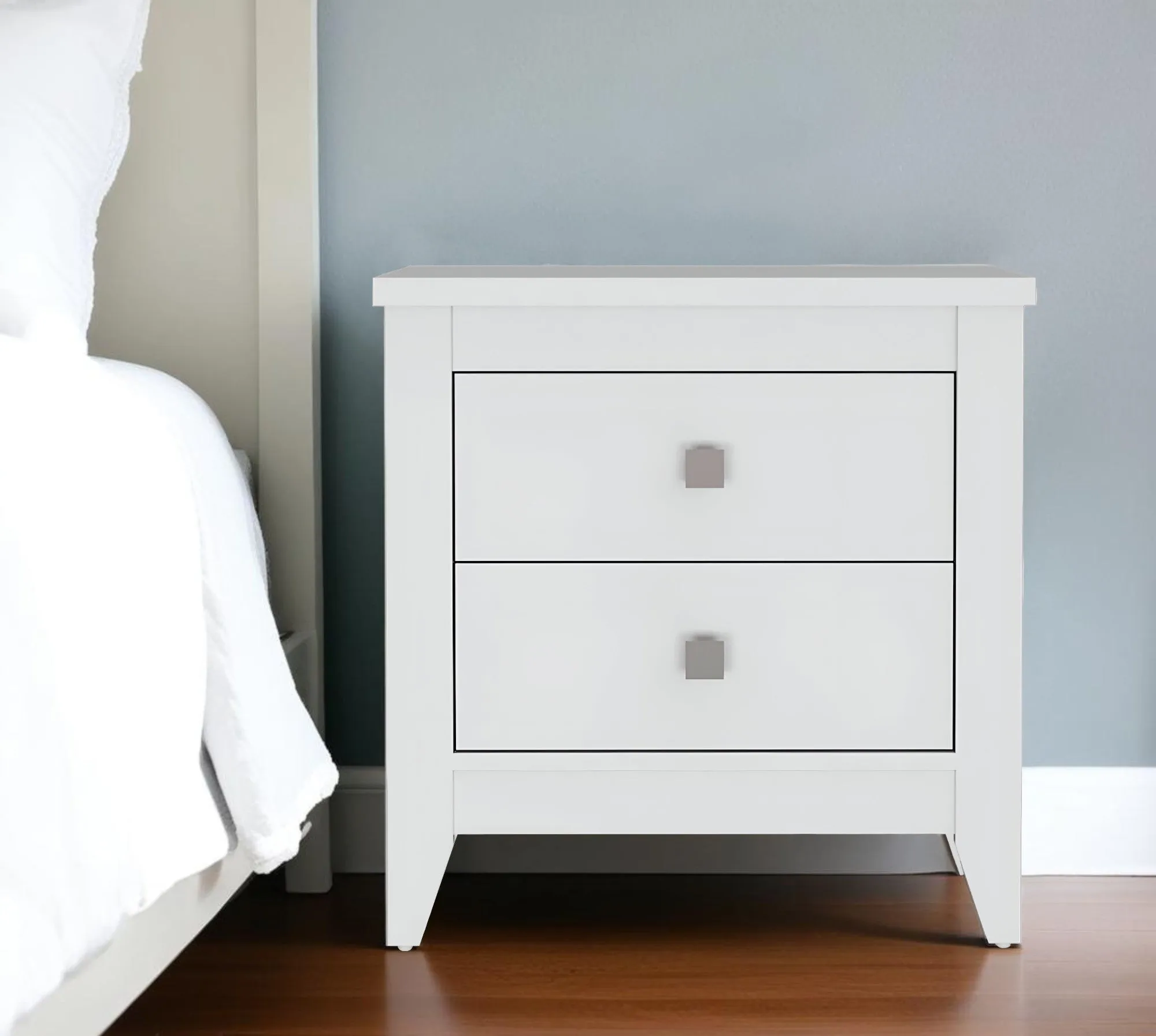 8k24-White-Faux-Wood-Nightstand-with-2-Drawers-Stylish-Storage-Solution-for-Any-Room