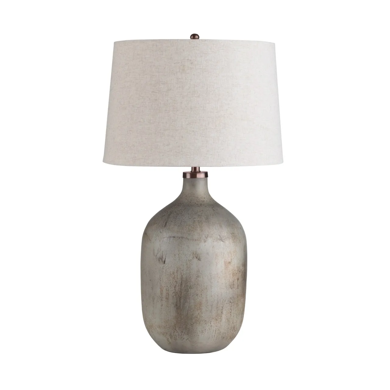 8tChambers-Table-Lamp-Hand-Painted-Glass-with-Earth-Tone-Glaze-Natural-Linen-Shade-for-Cozy-Elegance