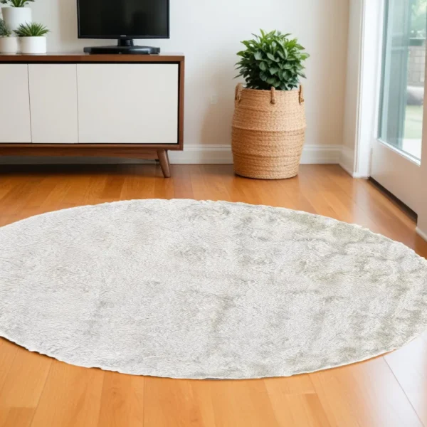 Handmade Shag Area Rug - Soft, Luxurious Rectangle Design to Elevate Your Living Space Decor