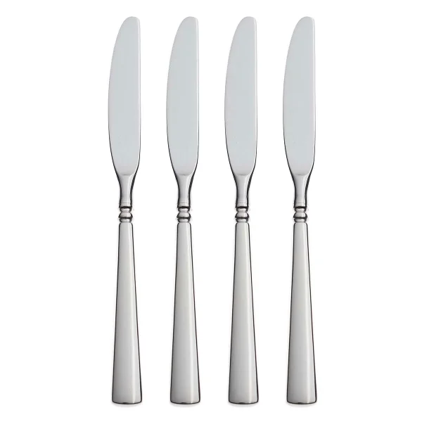 Oneida Easton 18/10 Stainless Steel Dinner Knives, Set of 4 - Mirror Finish