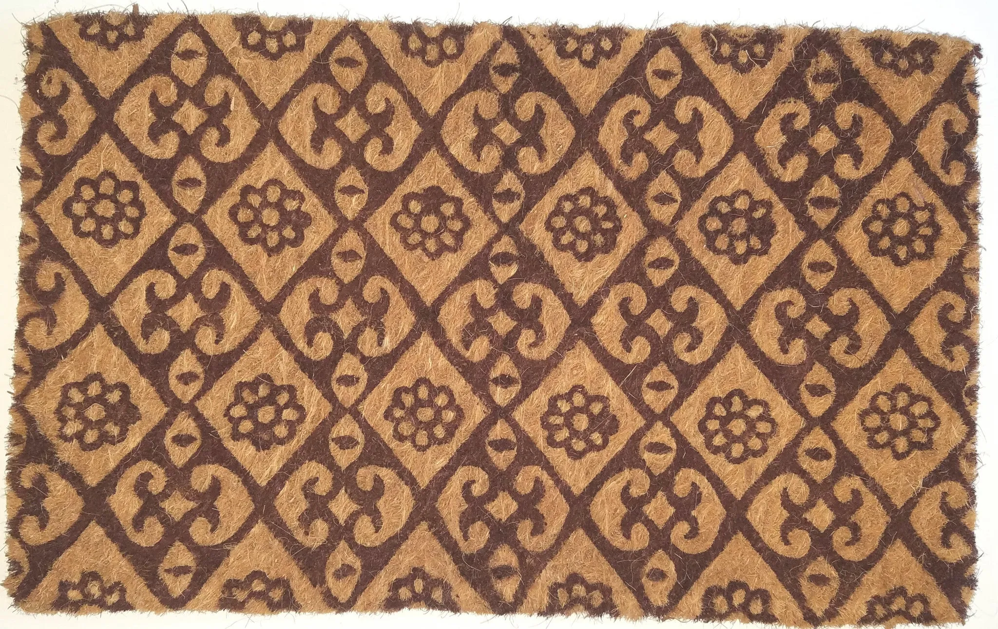 0a18-Durable-Brown-Coir-Floral-Outdoor-Door-Mat-Eco-Friendly-Stylish-Entryway-Welcome-Accessory