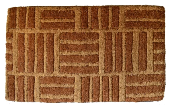 18 x 30 Brown Coir Outdoor Door Mat - Durable, Eco-Friendly & Stylish Entrance Accessory